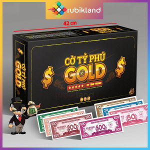 [Foxi] Cờ Tỷ Phú 42cm GOLD Có Nam Châm Size Khổng Lồ 2504 Cờ Tỉ Phú Đồ Chơi Trí Tuệ Trẻ Em Giáo Dục