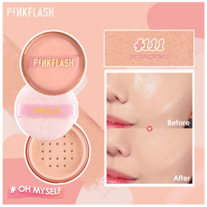 PINKFLASH OhMySelf Oil Controller Loose Powder Bedak Matte Loose Setting Powder All Day Lasting