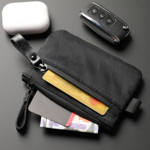 Multi functional Coin Pocket Wallet Card Holder simple zipper XPAC waterproof earphone key portable small bag