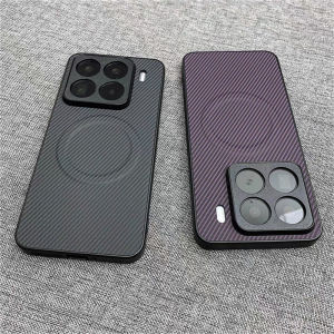 Case For Xiaomi 17T Pro Mi 17 T 15T 14 15 5G For   Luxury Stripe Silicone Leather Back Cover Protection Shell