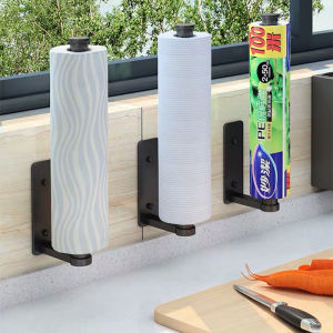 ที่แขวนกระดาษฟอยล์ห่ออาหาร แบบติดผนัง ที่แขวนพลาสติกฟิล์มใสห่ออาหาร ที่แขวนผ้ากันเปื้อน ที่แขวนกระดาษชำระม้วนยาว TI-17J