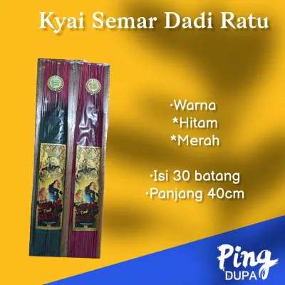 Dupa Misik Merah Kyai Semar Dadi Ratu Isi 30 Batang Hio Buhur Mistik Wayang Jawa
