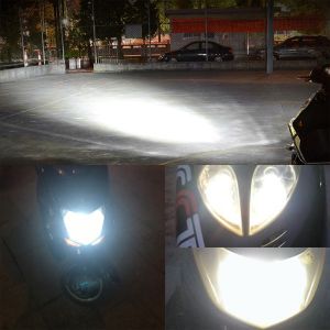 1Pcs T19 H6มอเตอร์ P15D H4 LED ไฟฉายคาดศีรษะรถจักรยานยนต์ BA20D H6M E-จักรยานมอเตอร์ไฟหน้ารถจักรยานยนต์ DC/AC 12-80V 6000K Wbite สีเหลือง EX5 LC135 Y125Z