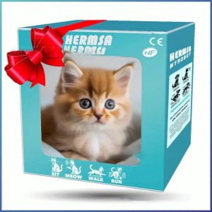 Simulated Toy Fluffy Plush Doll Pet Companion Ornament Decorative Festive Atmosphere Entertainment