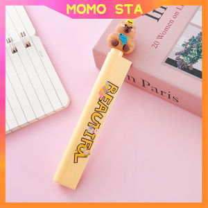 0.5MM Capybara Gel Pen With Ruler Blk Ink 1PC School Stationery