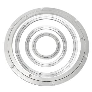 Rotating Bearing Plate Swivel Bearing for Turntable Serving Trays Aluminum Alloy Turntable Swivel Base Easily Turn
