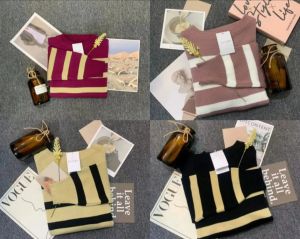 Maudy Sweater Premium - Atasan Rajut Maudy Garis Knit Korean Style Termurah