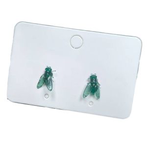 GENENIC Simulation Flies Studs Earrings Creative Prank Insects Small Earrings Gift Black Mosquito Ear Stud Popular Accessories