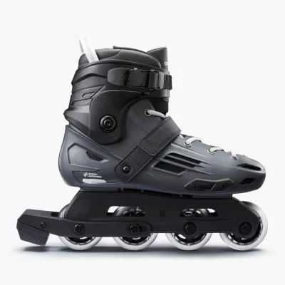 Decathlon Inline Freeride Skating Unisex All Ages Skates Mf140 (Triple Fastening Beginner Friendly) - Oxelo
