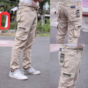 CELANA CARGO PANJANG PRIA MODEL SLIMFIT\GOMBRONG TERBARU CELANA PRIA CARGO CHINO CELANA CHINOS BAYAR TUJUAN...!!!!