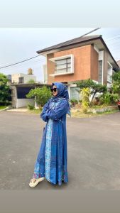 IMARAH DRESS WANITA BY GIOK CANTIK TERBARU BAHAN GABRIEL PRINTING MIX BABYDOLL PREMIUM MURAH KEKINIAN MOTIF