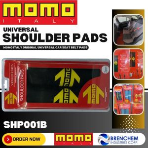 Momo Italy Original Universal Car Seat Belt Cushion Pads 2pcs / Washable / Polyester