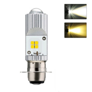 T19/H4 1PC Motorcycle Headlight P15D H4 LED Moto Bulbs For MotorBike Scooter ATV HeadLamp 12V-30V 6000K LED Lamp