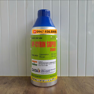 Thuốc Đặc Trừ Ruồi Vàng bướm sâu cuốn lá sâu đục thân NP-CYRIN SUPER 250EC Chai 1 lít- cypermethrin 250g/l- chai nhôm cao cấp Nông Nghiệp HG