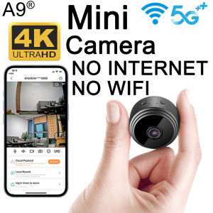 Original A9 Cctv camera connect cellphone CCTV Security Camera 1080P Ultra HD with No Need for Internet or WiFi360° Panoramic Infrared Motion Detection High-Definition CCTV Camera