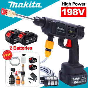 [COD] Japan High Presure Water Spray Gun Car Wash Portable Electric Sale Heavy Duty Lithium Battery 48v/68v/88v/128v/168v Rechargable Car Wash Water Gun High Presure