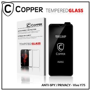 Vivo Y75 - COPPER Tempered Glass PRIVACY ANTI SPY