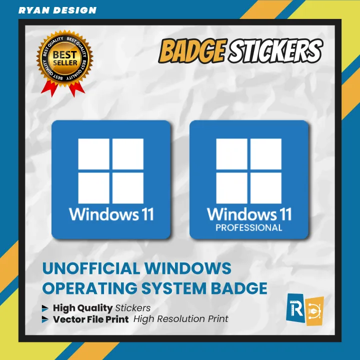 Sticker%20Logo%20OS%20Windows%2011%20Sticker%20Badge%20Laptop%20(Unofficial)%20-%20Image%202