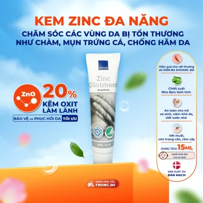 Kem chống hăm đa chức năng Abena Zinc Ointment - Nhập Khẩu Đan Mạch