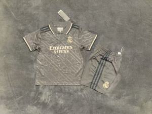 Season2425 kid Sport T-shirt age2~13 jersey Football Club Away Short Sleeve+Pants Real Madrid Barcelona Manchester City&United red army Arsenal Bayern Childrens Sports Uniform