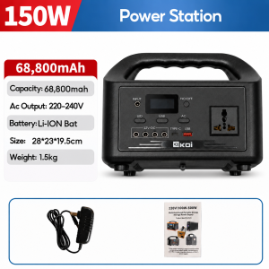 NANWEI Portable Power Station 300W/220V Multi-functional Power Station 96000mAh Large Capacity Solar Generator
