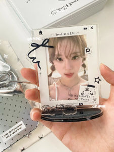 Ballet 3-inch Photo Frame Kpop Photo Card Holder Idol Photo Album Stand Display Cards Collection Storing Frames Papelería Kawaii