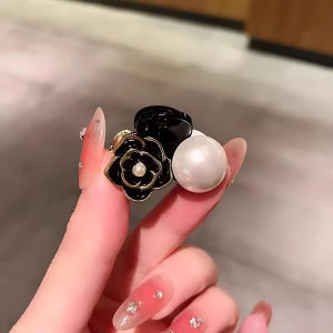 Jepit Poni Bunga Mawar Mini Korea - Aksesoris Rambut Wanita Cantik Premium Murah Bisa COD Clips Plastik Sederhana Modis