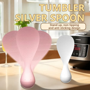Nonstick Rice Paddle Tumbler Design Non Stick Rice Serving Scoop Kitchen Rice Servers Rice Cooking Spoon