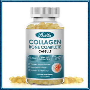 Collagen Bone Capsules Formula with Calcium Magnesium for Strong Bones & Joints Boost Energy Immune Health Vitamins Supplement
