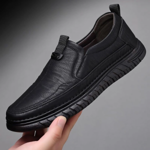 2025 Korean Leather Shoes For Men Formal Shoes Casual Black Leather Shoes For Men Anti Slip Pointed Toes Wedding Shoes