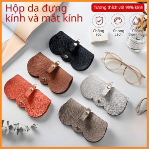 hộp bảo vệ kính mắt tính khí thanh lịch nhỏ gọn hộp đựng kính mắt ngăn ngừa bụi bẩn ánh sáng cầm tay