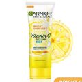 Garnier Bright Complete Vitamin C Face Scrub 50ml 100ml - Scrub Wajah - Pembersih Wajah - Exfoliator - Deep Cleansing. 