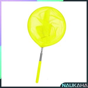 Nau.K Children Butterfly Catch Net Stainless Steel Telescopic Fishing Net Colorful Nets