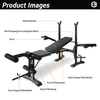 Murah Bench press kecil Multi fungsi Berat Bangku alat olahraga rumahan fitness gym sit up board