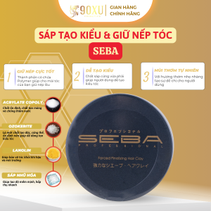 Sáp Vuốt Tóc SEBA Chính Hãng – Giữ Nếp Cao Dễ Dàng Vuốt Lại Sau Khi Đội Mũ Bảo Hiểm