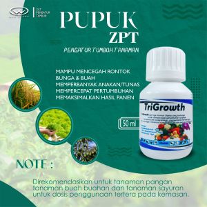 ZPT TriGrowth Pupuk Penyegar Buah dan Vegetasi - Aplikator 50 ml