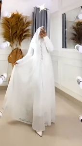 REALPICT COD GAMIS SYARI FREE HIJAB / KHIMAR KODE 06 BAHAN CERUTY LD 110 PB 140 TERBARU TERMURAH BEST SELLER PREMIUM