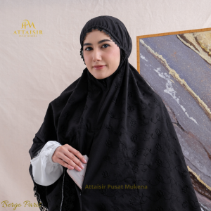 Apm Kerudung - Bergo Jilbab Instan Hijab Saku Jumbo Haji Dan Umroh Katun Paris Bordir