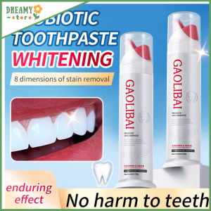 BUY 1 TAKE 1 Gaolibai Double Whitening Teeth Toothpaste Active Quickening Tea Stain Probiotics Toothpaste