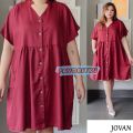 DRESS JUMBO / DRESS BIG SIZE / DRESS LD 120 CM / MUAT BB 85 KG / BUSUI / DRESS POLOS / DRESS JOVAN / PAULIN. 