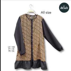 Wanita Longgar Lengan Panjang Tunik Atasan Kasual Blus Plus Ukuran Allsize Kemeja Musim Panas Elegan Blus Streetwear Fashion Baru