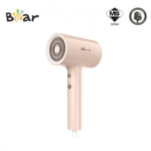 Bear Hair Dryer household Mini Hair Dryer Negative Ion Hair Dryer Portable Blower Hot and Cold Strong Wind Quick Dry BHD-P1600