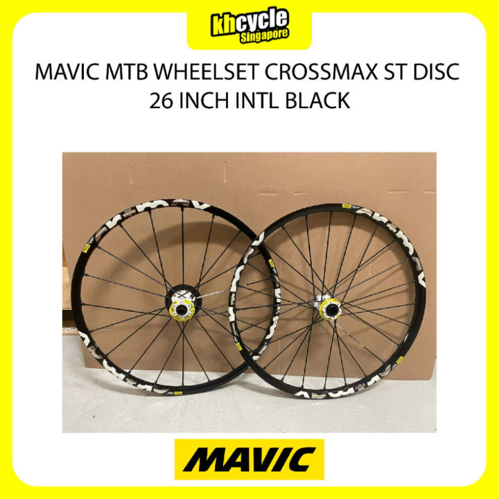 MAVIC MTB WHEELSET CROSSMAX ST DISC 26 INCH INTL BLACK | 32847914 | Lazada  Singapore