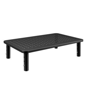 Monitor Desktop Laptop Stand Adjustable Height Organizer Good Metal Quality & Sturdy