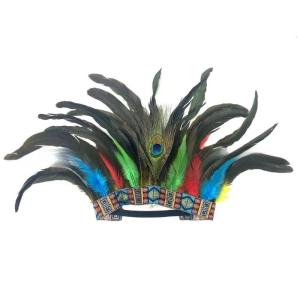 Người bản địa Mỹ trang phục hairband cho carnivals Đảng lễ hội đạo cụ lông hairband Ấn Độ hairhoop đồ đội đầu hóa trang