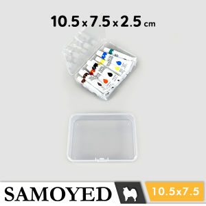 SAMOYED BX-SH-1057525 Tempat / Kotak Plastik PP Penyimpanan Kecil Serba Guna / Plastic Storage Box 10.5 x 7.5 x 2.5 / 105 x 75 x 25 cm (Aksesoris / Pernak-Pernik / Perhiasan / Obat / Klip / Peniti / Jarum / USB / Memory Card)