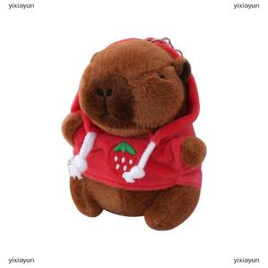 [COD] yixiayun Cute Cartoon Capybara Pendant Plush Toy Doll Bag Hanging Ornaments Cute Kapila Keychain Doll Car Pendant Desktop Doll Ornaments