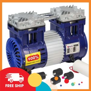 Đầu máy nén khí 600W motor Đồng tốc độ 1450v/phútCông suất thực không dầuhiệu HTC HTC600HD