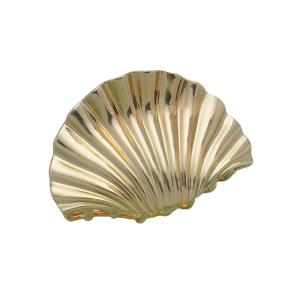 Elegant Gold Color Metal Seashells Hair Claw Clip for Female Office Elegant Crab Clamp Headwear Hair Shaping Clip
