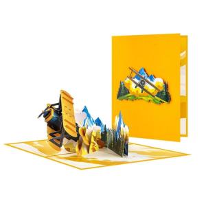 Lời chúc mừng sinh nhật máy bay 3D cho nam giới bất ngờ bật lên thiết kế cho cha con trai chồng ông nội với phong bì